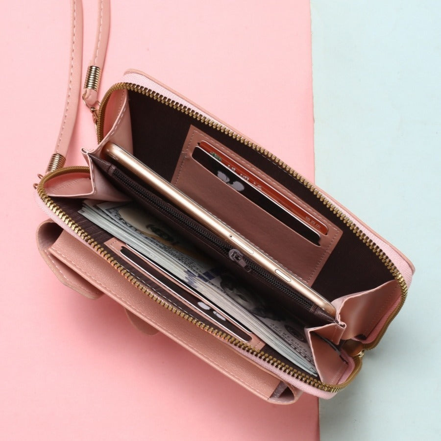 New Hasp Mini Crossbody Phone Bag For Women