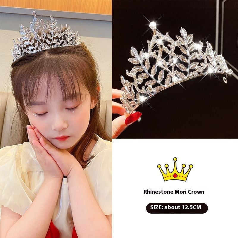 Children's Children's Crown Headdress Girls Princess Crown Hair Clip