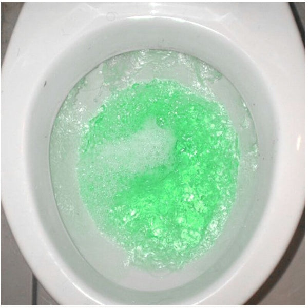 Blue bubble toilet toilet toilet liquid toilet detergent toilet treasure