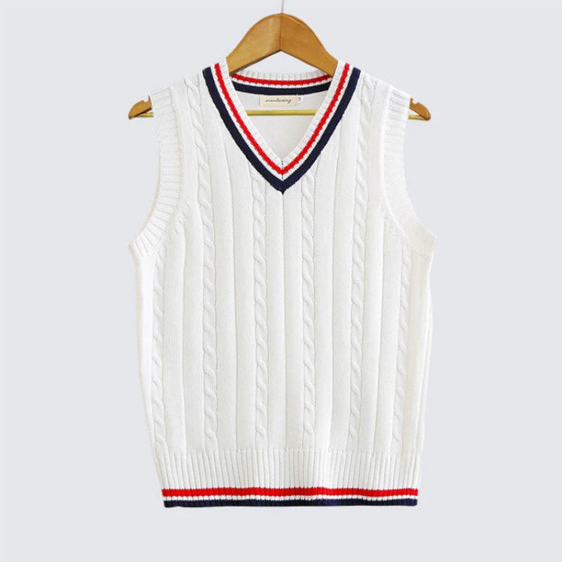 School Uniform Sweater Vest Performance Costume