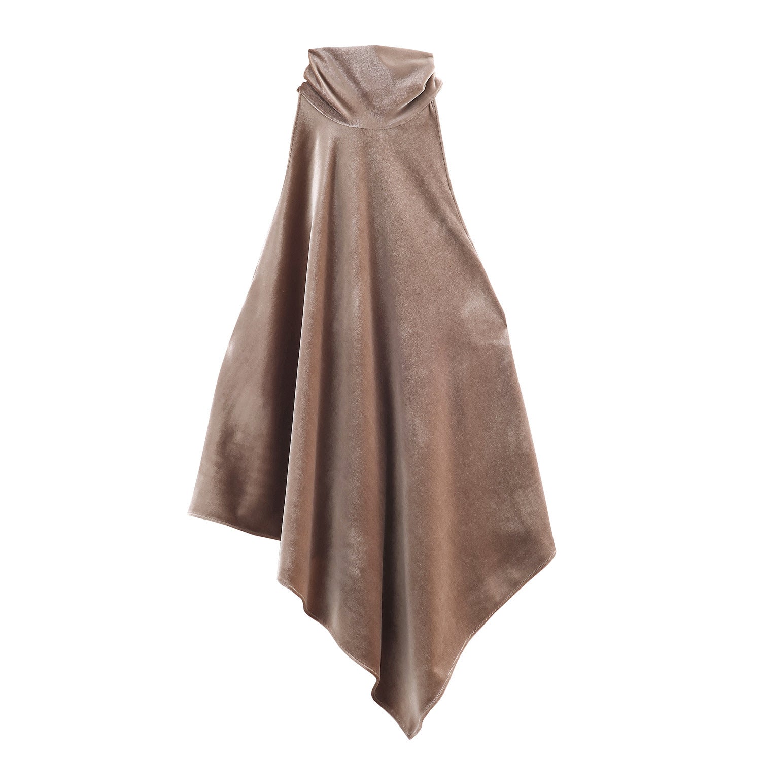 Women's Satin Halter Neck Strap Top