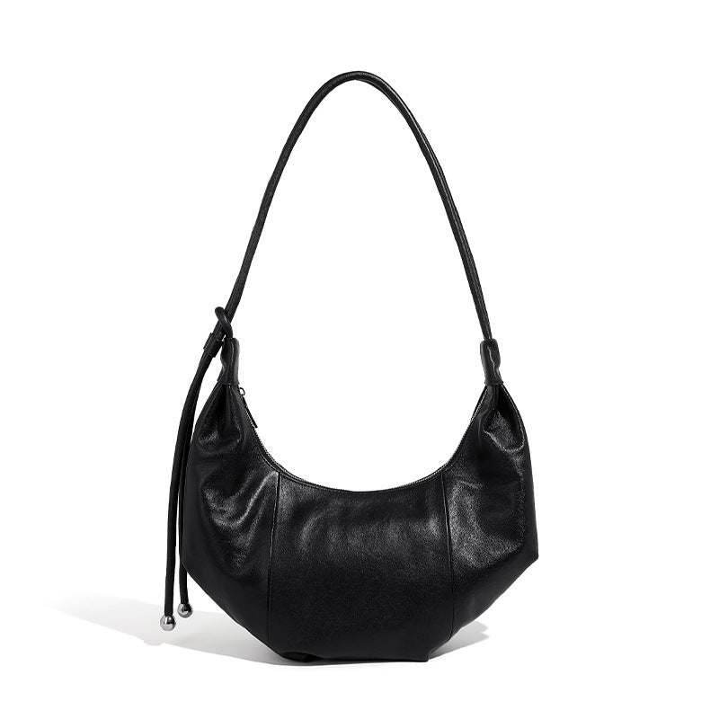 Crossbody Croissant Leather Shoulder Underarm Bag