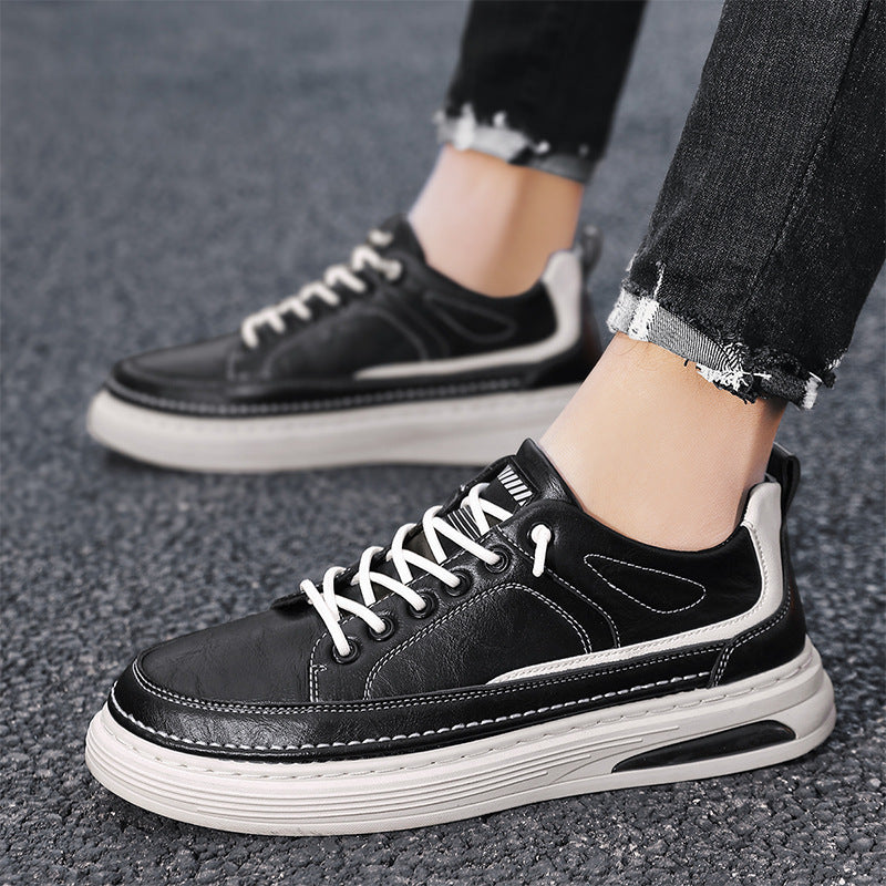 Men's Low Top Sneakers Trendy School Season Student Casual Shoes