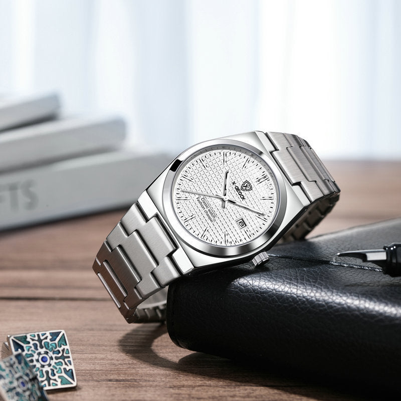 Butterfly Clasp Men's Quartz Swiss Watch