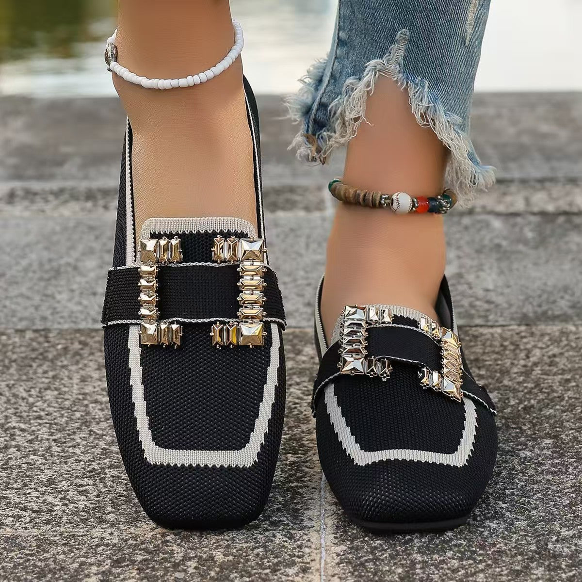 Vintage Suede Round Head Spring Loafers Gommino