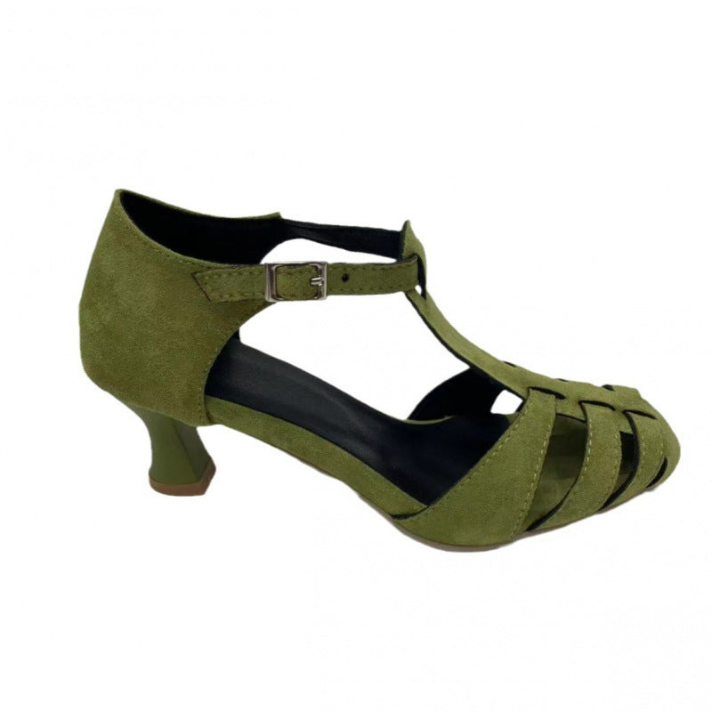 Fashion Suede Round Toe Women's Shoes Plus Size Breathable