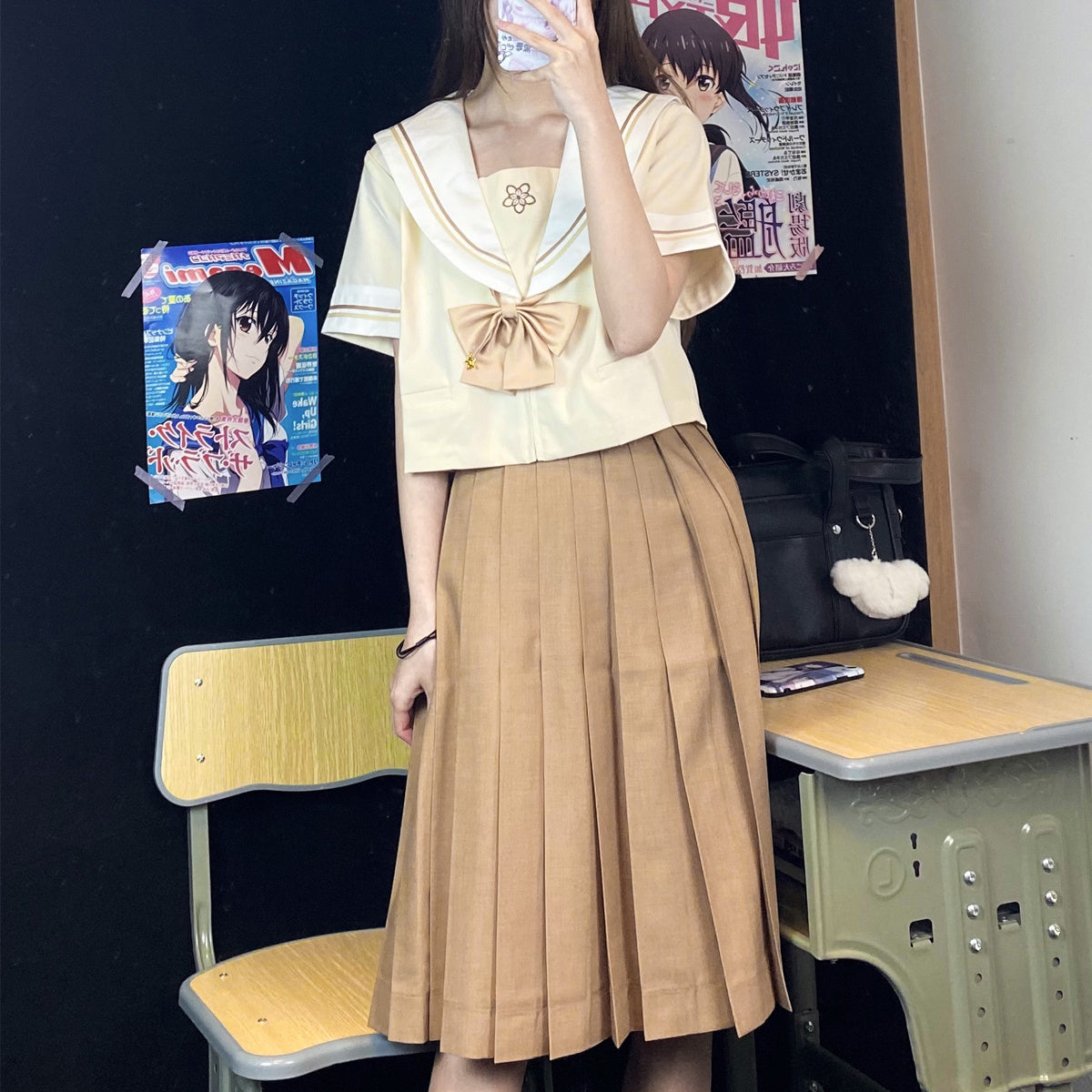 After School Autumn Cherry Summer Clothes Uniform Female