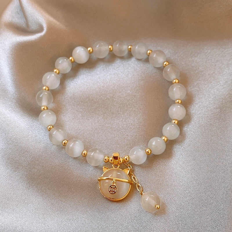 Baroque Freshwater Pearl Zircon Bracelet