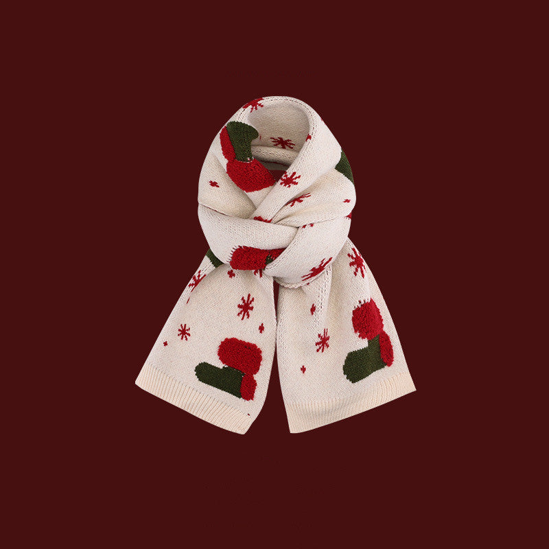 Warm Wear With Lovers' Christmas Shawls