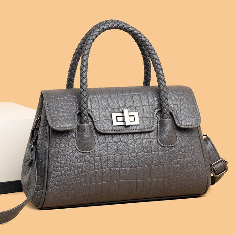 New Women's High-end Western Style Handbag Fashion All-matching