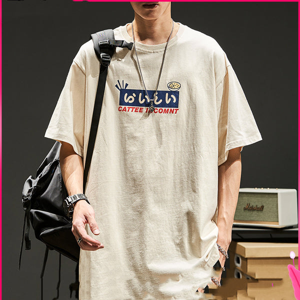 Print On The Back Of Japanese Trend T-shirts