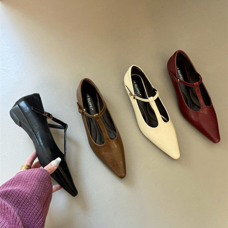 Spring New Casual Versatile Work Mary Jane Shoes