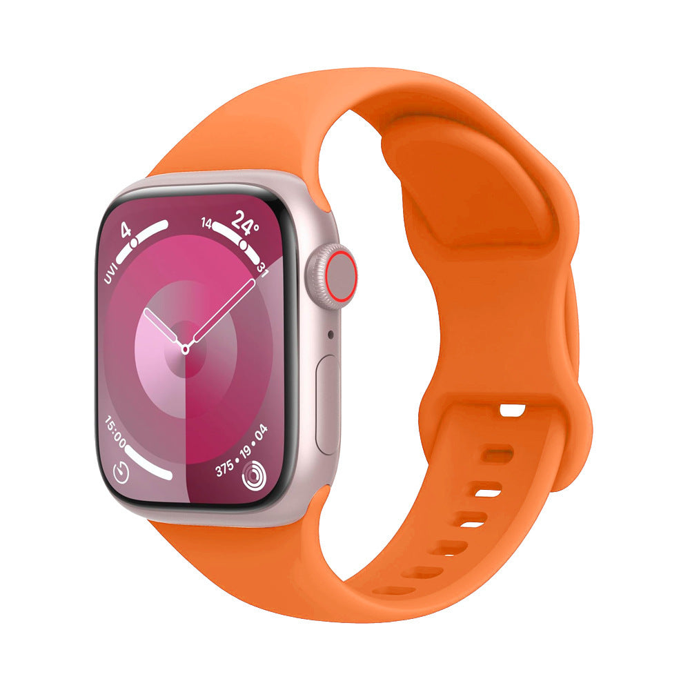 Solid Color Silicone Strap Butterfly Horoscope Buckle Monochrome Silicone