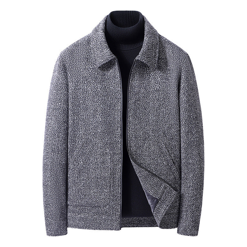 Jacket Men's Fashion Woolen Coat
