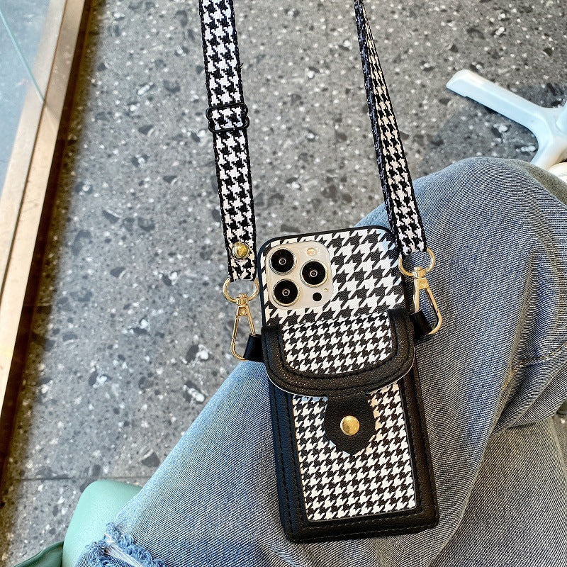 Mobile Phone Case With Inclined Back And Protective Sleeve