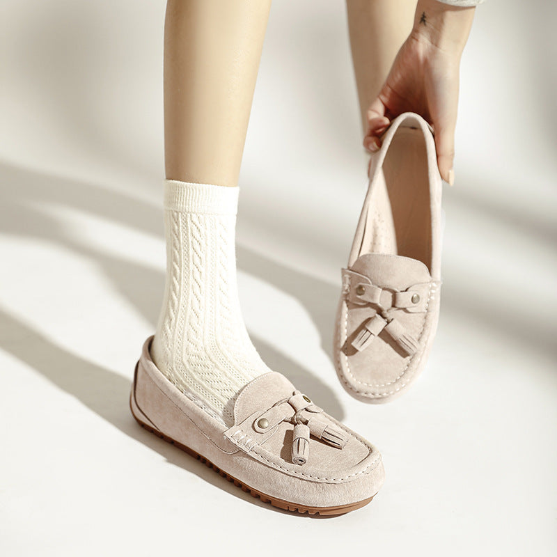 Soft Bottom Non-slip Slip-on Lofter Flat Bottom Pumps