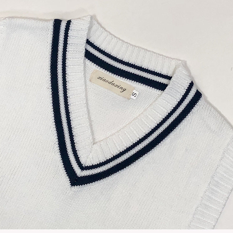 School Uniform Sweater Vest Performance Costume