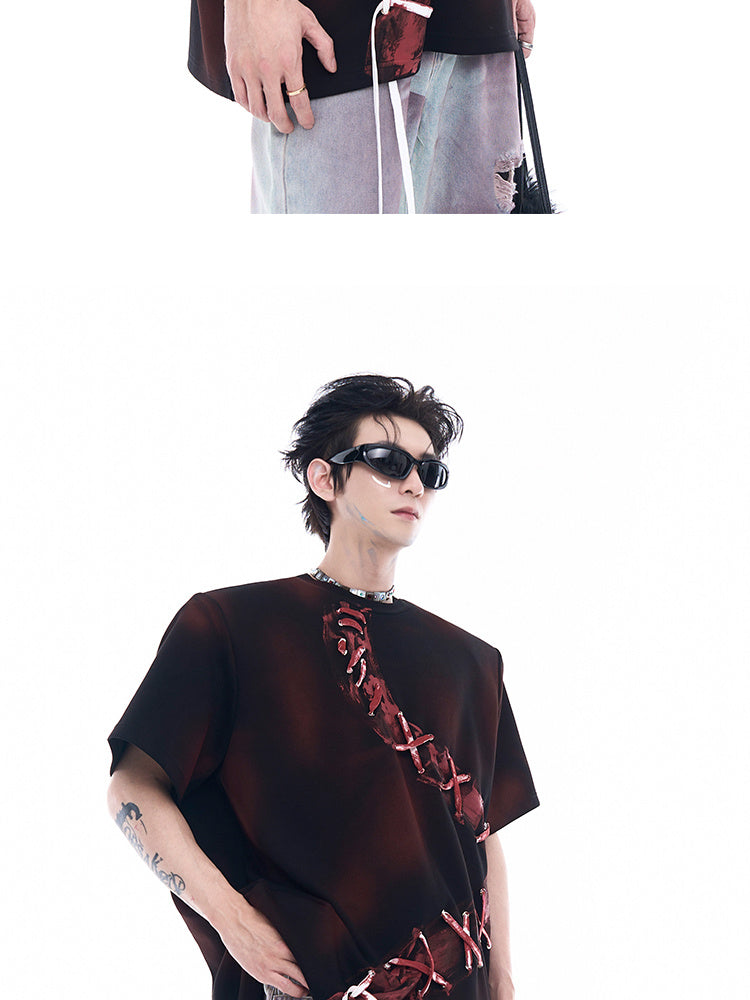 Couple Loose Fashion Brand On Clothes T-shirt