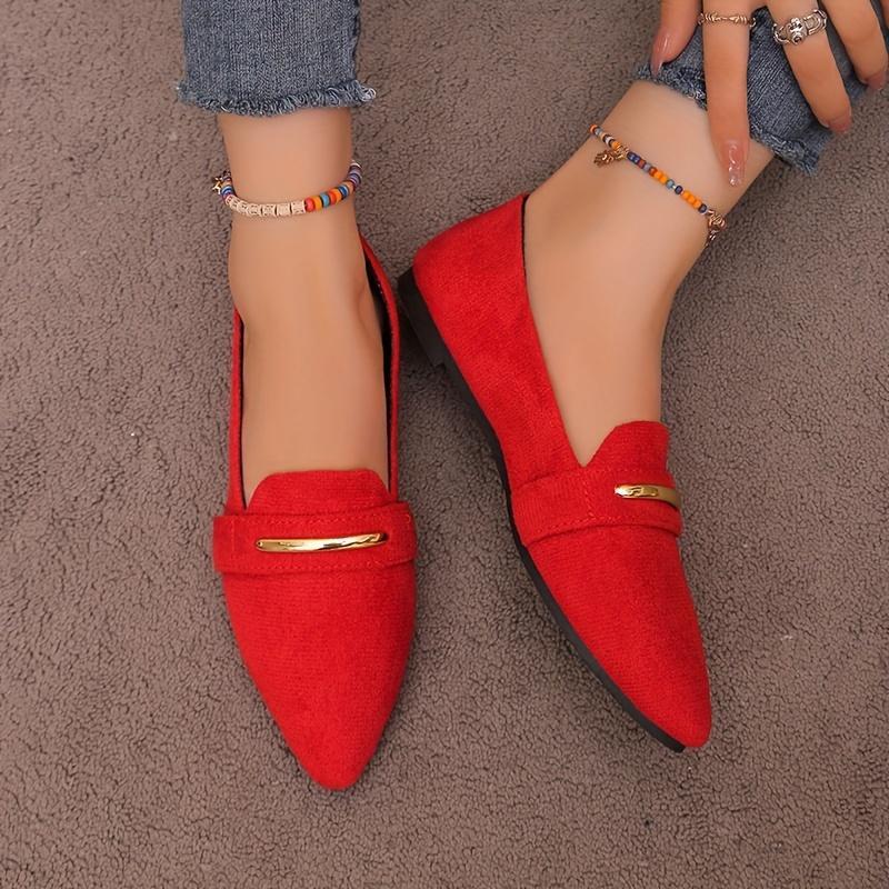Women's Casual Flat Pointed Toe Pumps