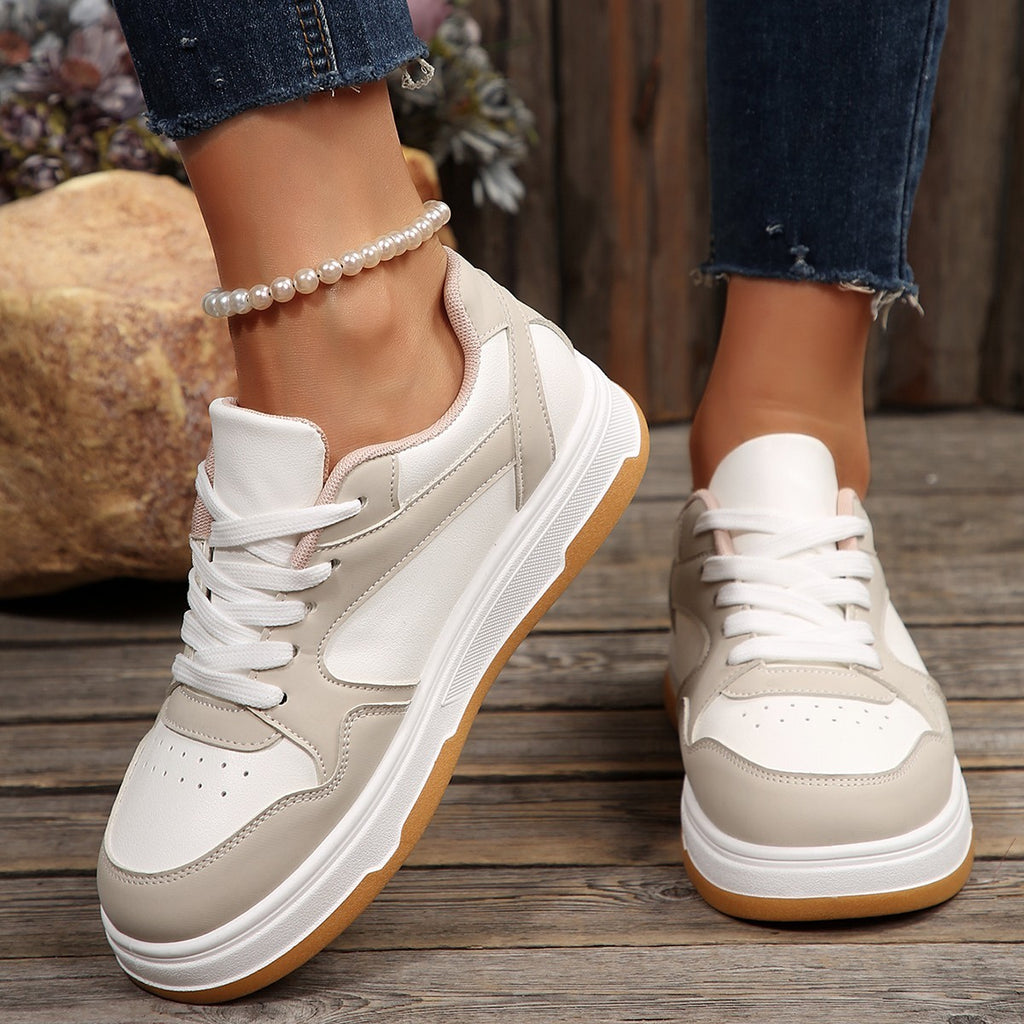 Women's Korean-style Thick-soled Casual Sneakers