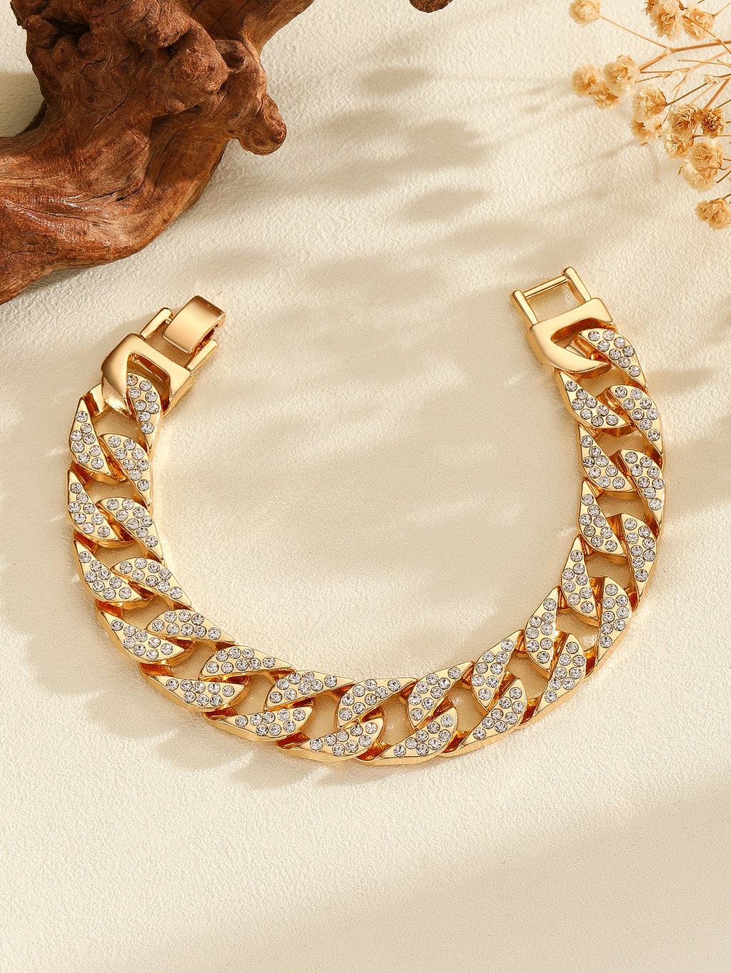 Full Diamond Bracelet Heavy Metal Rap Haoshi Bracelet