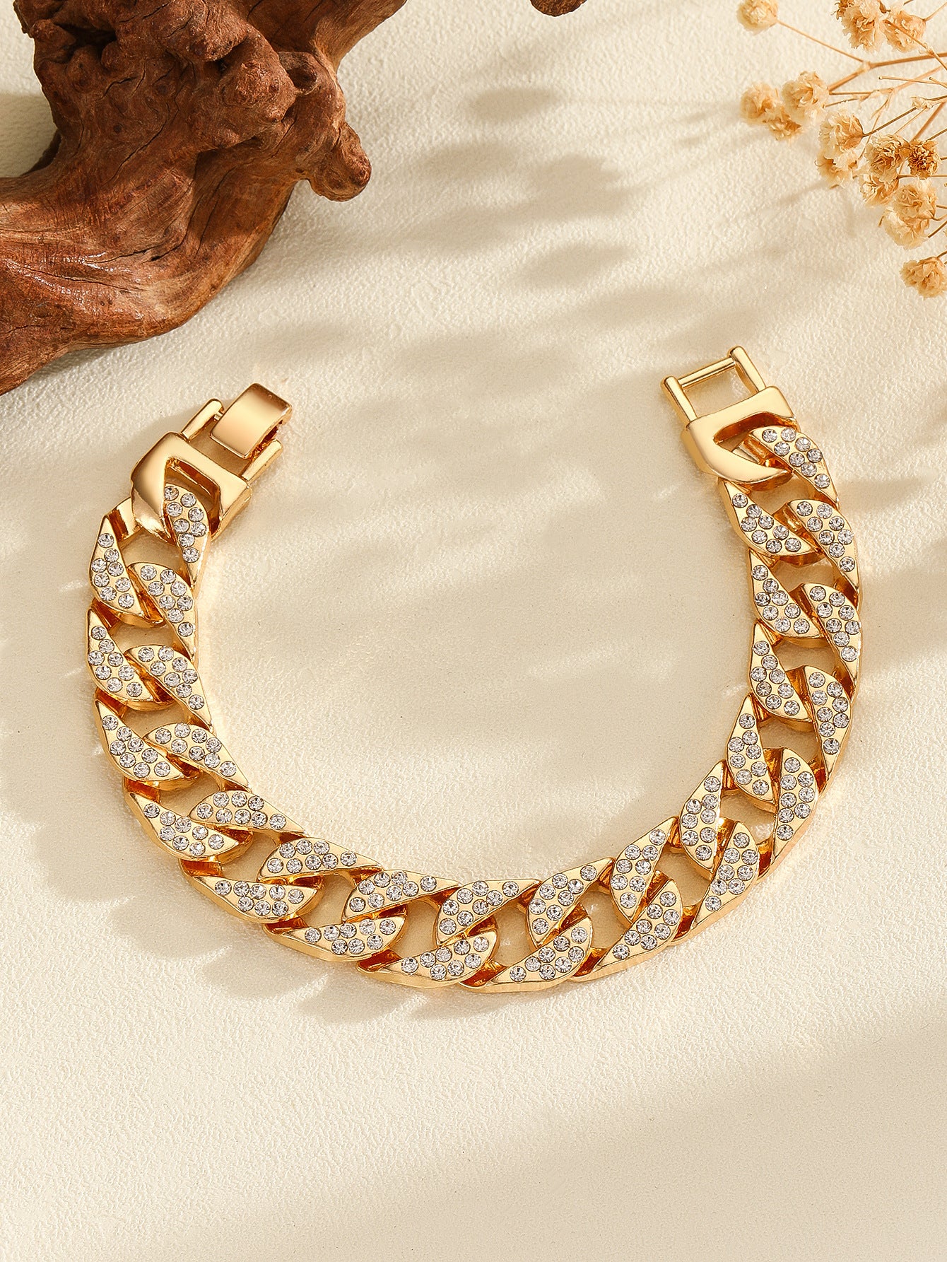 Full Diamond Bracelet Heavy Metal Rap Haoshi Bracelet