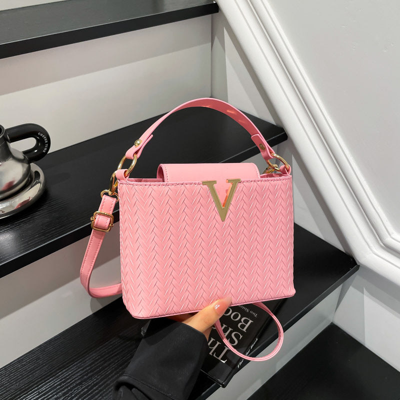 Simple Large Capacity Casual Shoulder Messenger Handbag